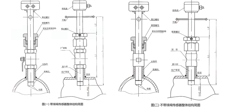 插入式污水流量計(jì)結(jié)構(gòu)圖